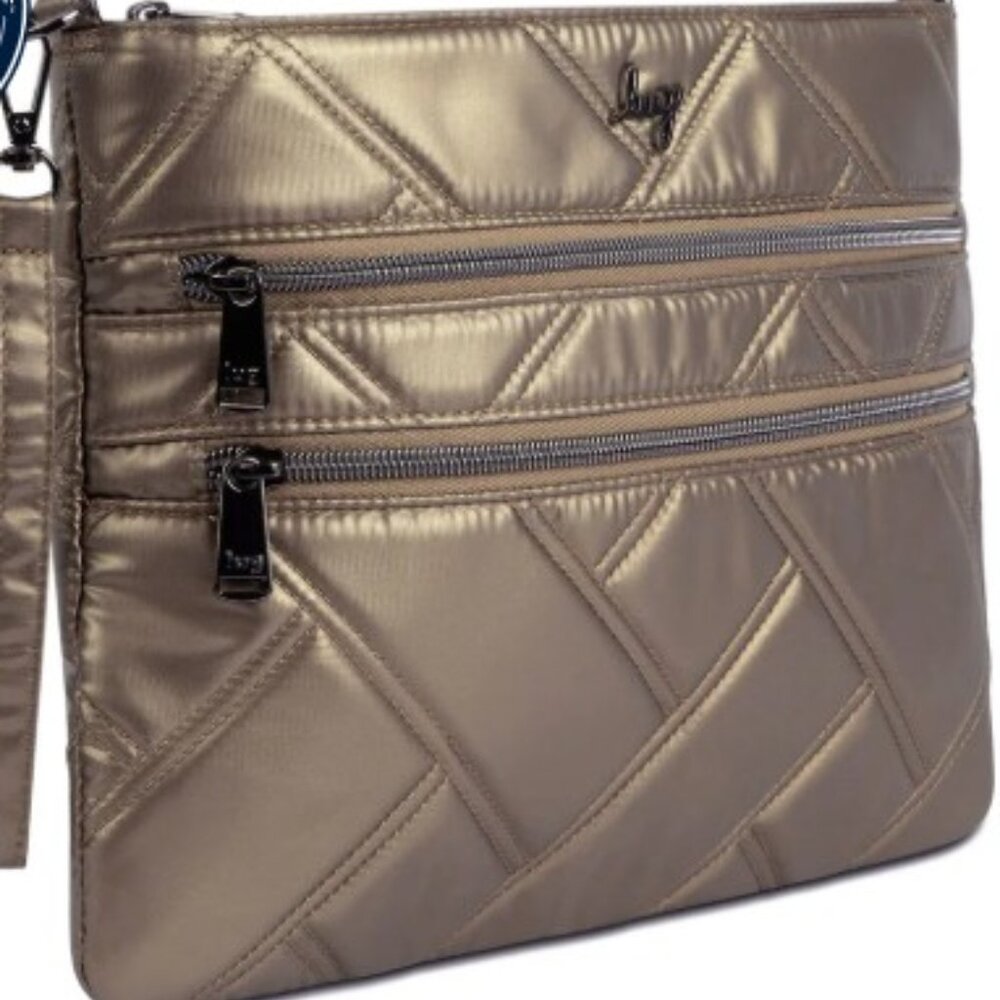 LUG Dazzle SE Crossbody Bag - Metallic Walnut